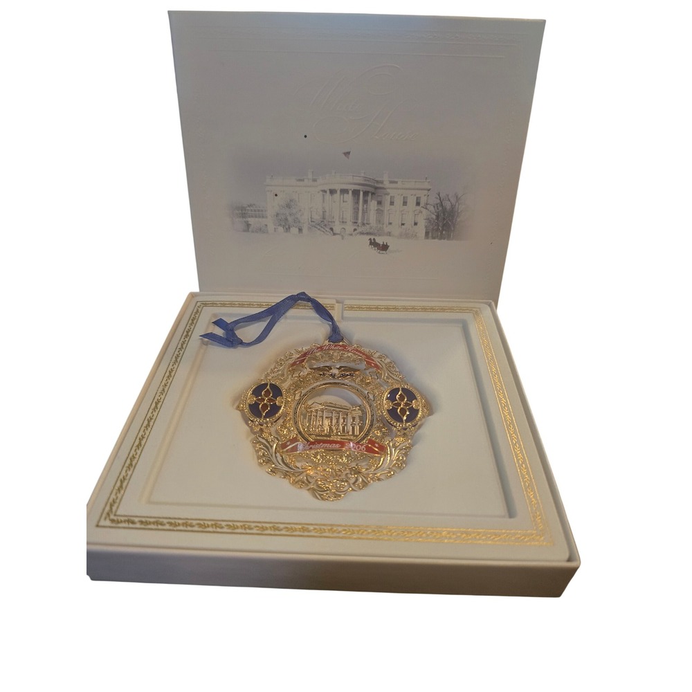 White House Historical Association 2006 Christmas Ornament Chester Arthur Boxed